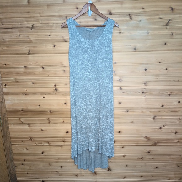bryn Walker Dresses & Skirts - Bryn Walker Womens XS Grey Viscose High Low Sleeveless Midi Dress Made in USA